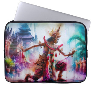 Senja Tari: Twilight Dance in Bali Laptop Sleeve