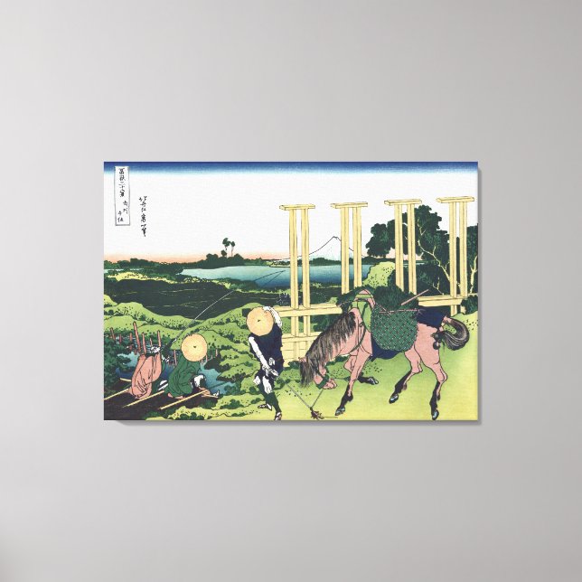 Senju in Musashi Province Canvas Print (Front)