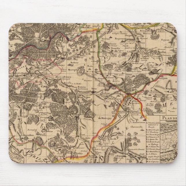 Senlis France Mouse Mat (Front)