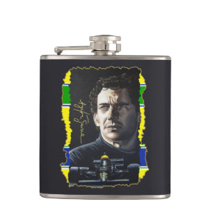 Senna Painting Hip Flask