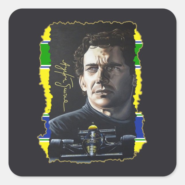 Senna Painting Square Sticker (Front)