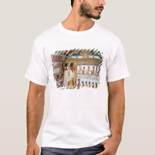 Sennedjem and his wife facing a naos T-Shirt