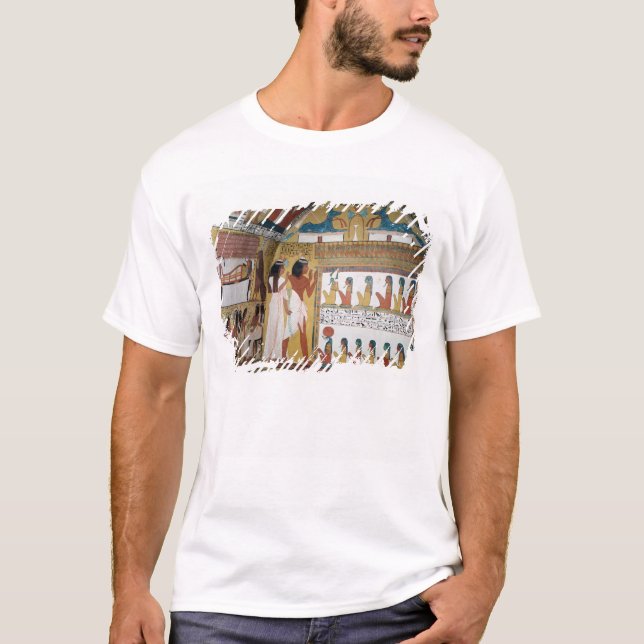 Sennedjem and his wife facing a naos T-Shirt (Front)
