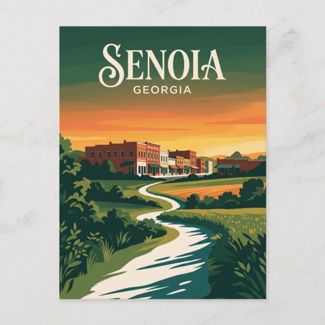 Senoia USA Postcard (Front)