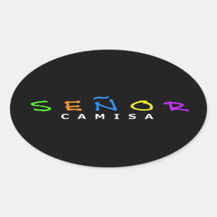 Señor Camisa Sticker