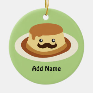 Señor Flan Ceramic Tree Decoration