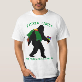 Senor Squatcho de Mayo with Poncho T-Shirt