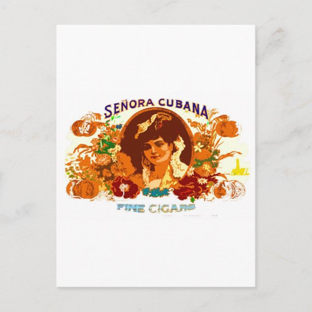 SENORA CUBANA POSTCARD (Front)