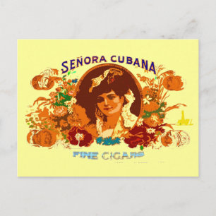 SENORA CUBANA POSTCARD
