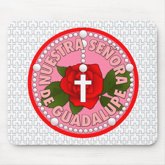 Señora de Guadalupe Mouse Mat (Front)