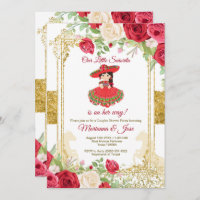 Senorita Red Roses Fiesta Couple Shower