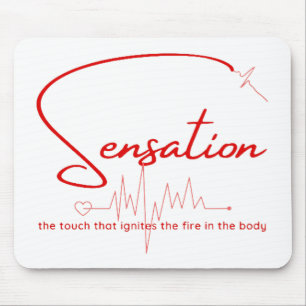 Sensation Pulse Heartline Mouse Mat