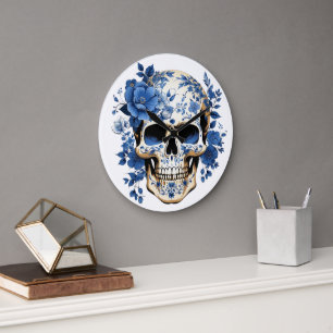 🕰️💀 Sensational Skull Wall Clock 💀🕰️