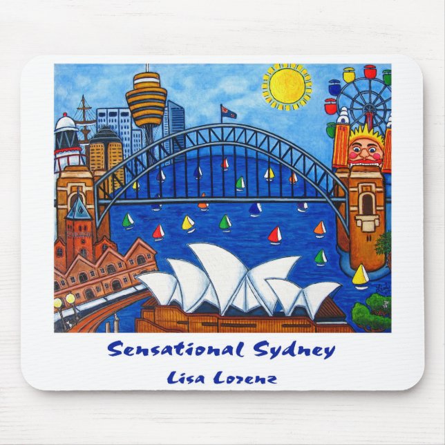 Sensational Sydney Mouse Pad (Front)