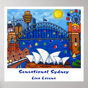 Sensational Sydney Painting Print
