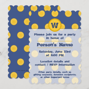 Sensational Synura Party Invitation
