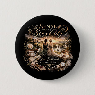 Sense and Sensibility 6 Cm Round Badge
