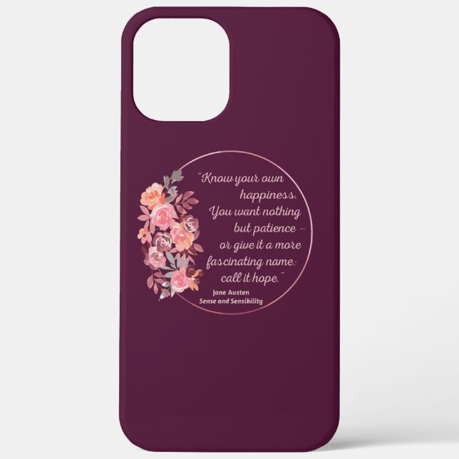 Sense And Sensibility Quote I - Cute Style Case-Mate iPhone Case (Back)