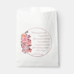 Sense And Sensibility Quote I - Cute Style Favour Bags
