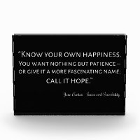 Sense And Sensibility Quote I