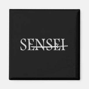 Sensei Martial Arts Coach Magnet