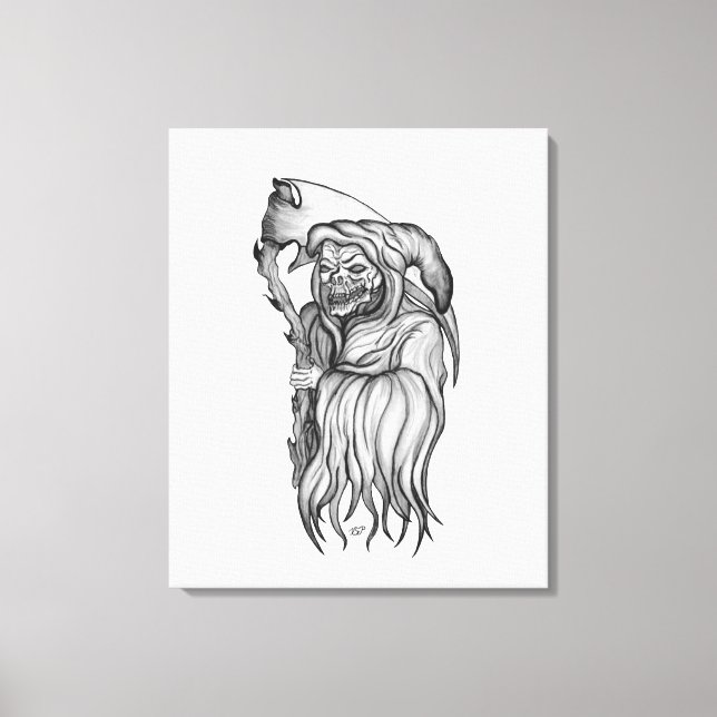 Sensenmann - The Death Canvas Print (Front)