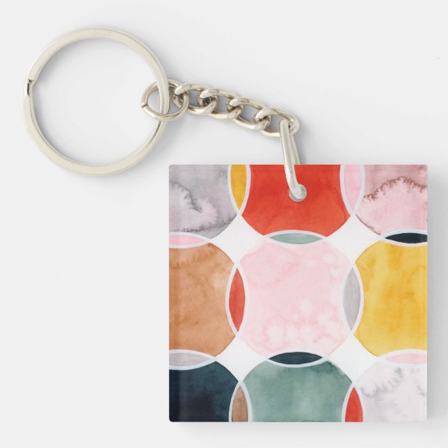 Sensical - Circle Pattern Key Ring (Front)