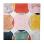 Sensical - Circle Pattern Tile<br><div class="desc">Sensical III by Grace Popp. Features circles with overlapping colours that create a fun and cheerful design.| 141949GG</div>
