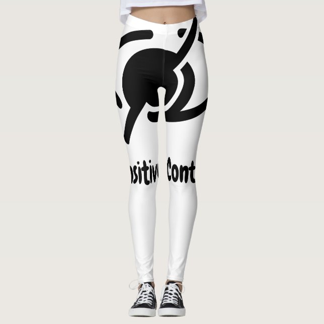 Sensitive Content - Policy Violation Notice Leggings (Front)