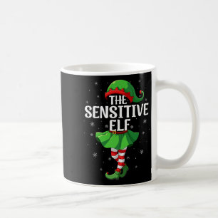 Sensitive Elf Christmas Girls Women Elf Squad Xmas Coffee Mug