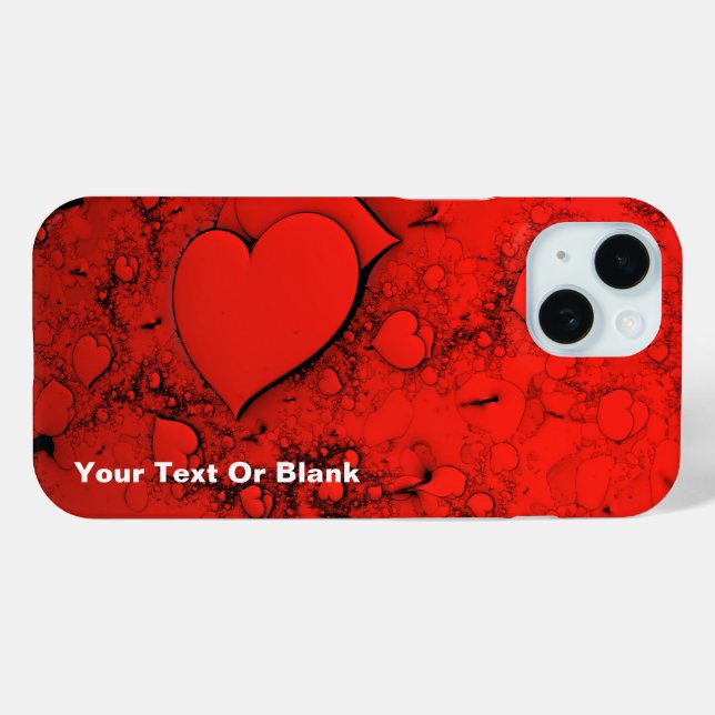 Sensitive Hearts Case-Mate iPhone Case (Back (Horizontal))