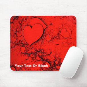 Sensitive Hearts Mouse Mat