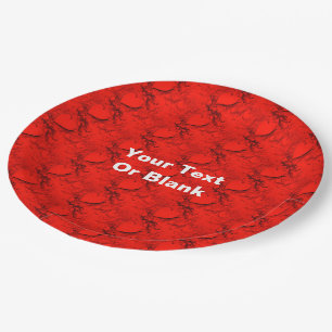 Sensitive Hearts Paper Plate