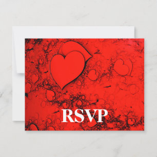 Sensitive Hearts RSVP Card