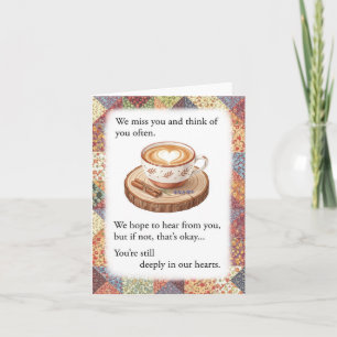 Sensitive Situation Reaching Out After Fall Out Card