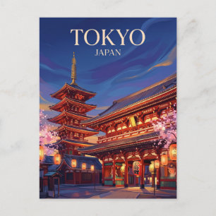 Senso-ji Temple Japan Postcard