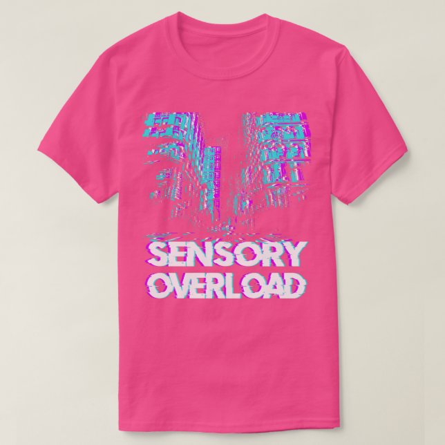 sensory overload autism design T-Shirt (Design Front)