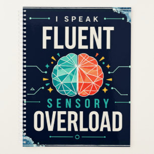 Sensory Overload Modern Neurodivergent Awareness Planner