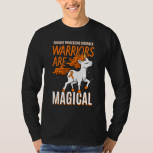 Sensory Processing Warrior Disorder Awareness Unic T-Shirt