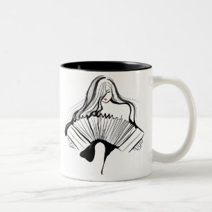Sensual Bandoneon Two-Tone Coffee Mug
