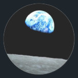 Sensual MOON night : Ideal add Greeting Text Classic Round Sticker<br><div class="desc">Sensual MOON night : Ideal add Greeting Text</div>