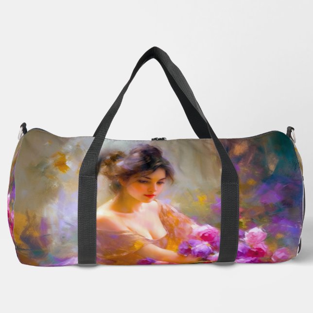 Sensual Portrait Duffle Bag (Front)