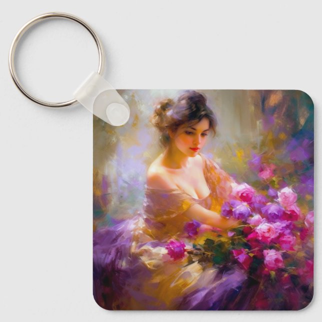 Sensual Portrait Key Ring (Front)
