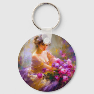 Sensual Portrait Key Ring