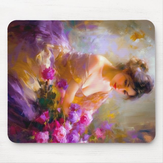 Sensual Portrait Mouse Mat (Front)
