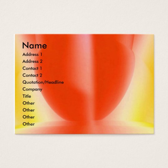 Sensual Red Business Card