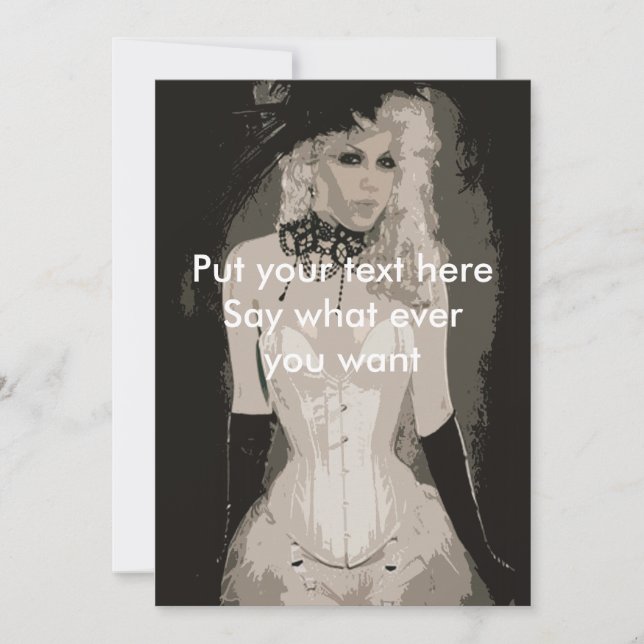 Sensual Vintage Corset Art (Front)