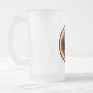 Sensus Fidelium Logo Frosted Glass Beer Mug