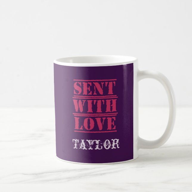 Sent with love coffee mug (Right)