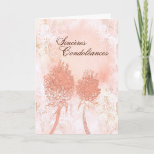 Sentido Pésame – Tarjeta de Condolencias Card